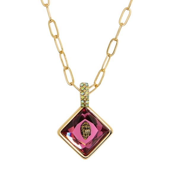 Kurt Geiger Crystal Eagle Pendant Necklace - Picture 1 of 3